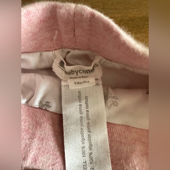 Babycottons Girl Mini Safari Waffle Cardigan and Joggers Set. 9 Month. - Picture 7 of 8